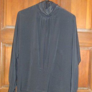 Rare Vintage SCOTT BARRIE Black Blouse